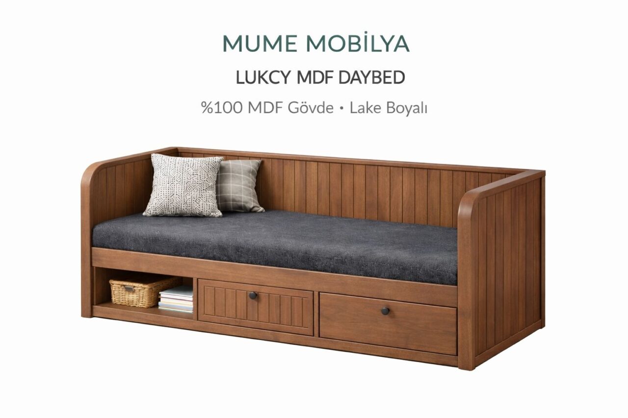 MUME Lucky MDF Daybed Ceviz