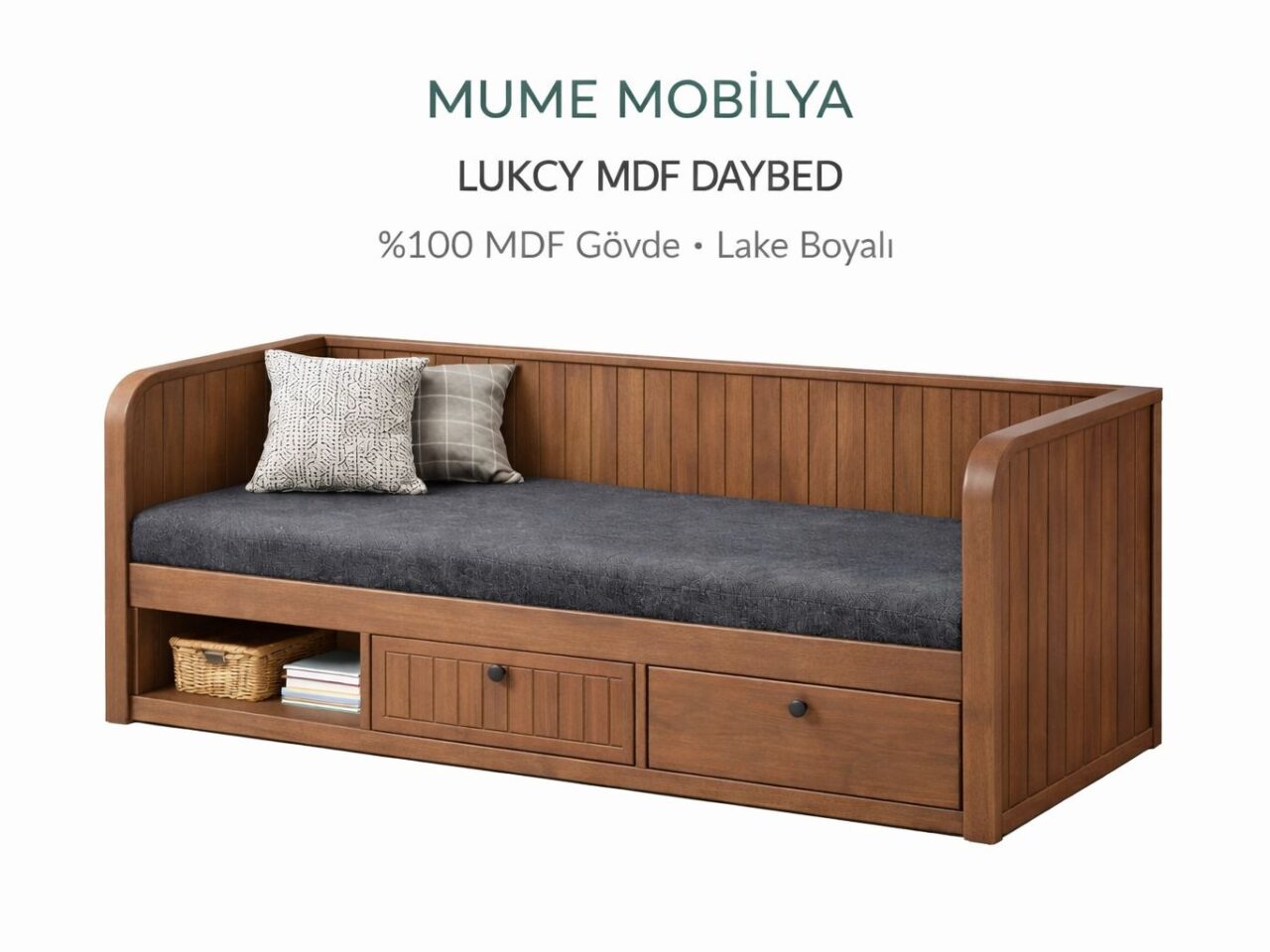 MUME Lucky MDF Daybed Ceviz