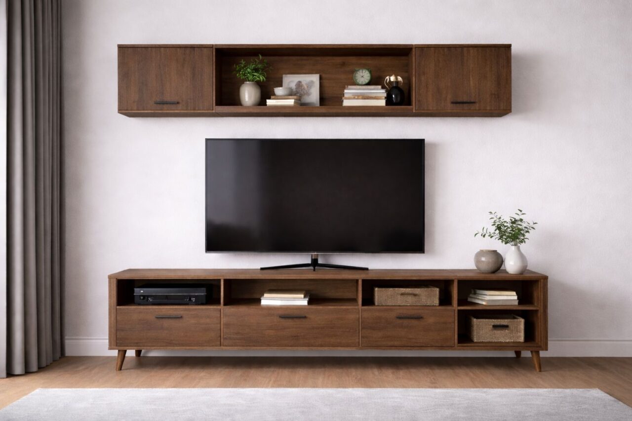 MUME Nora 2 Tv ünitesi 200cm Ceviz