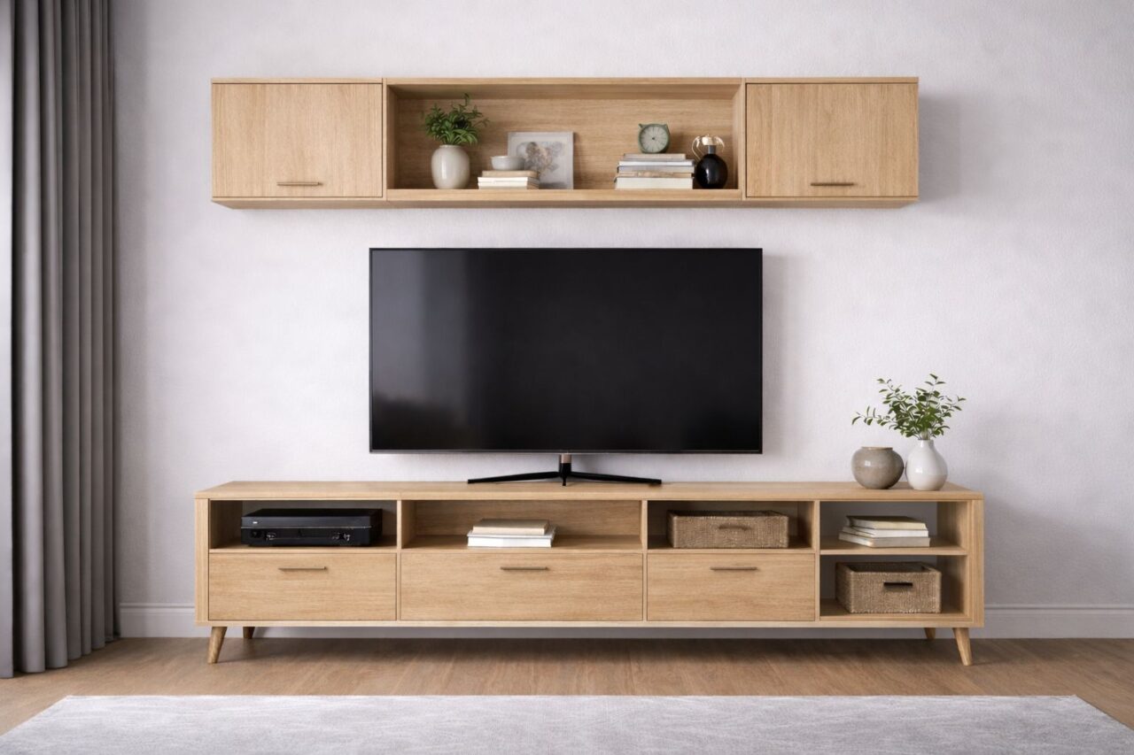 MUME Nora 2 Tv ünitesi 200cm Meşe