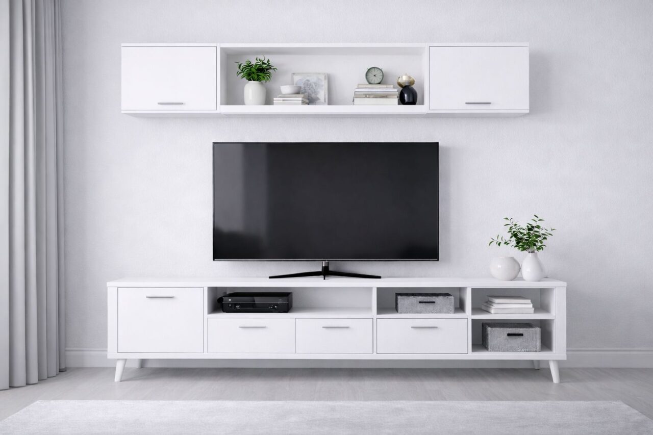 MUME Nora Tv Ünitesi 200cm Beyaz