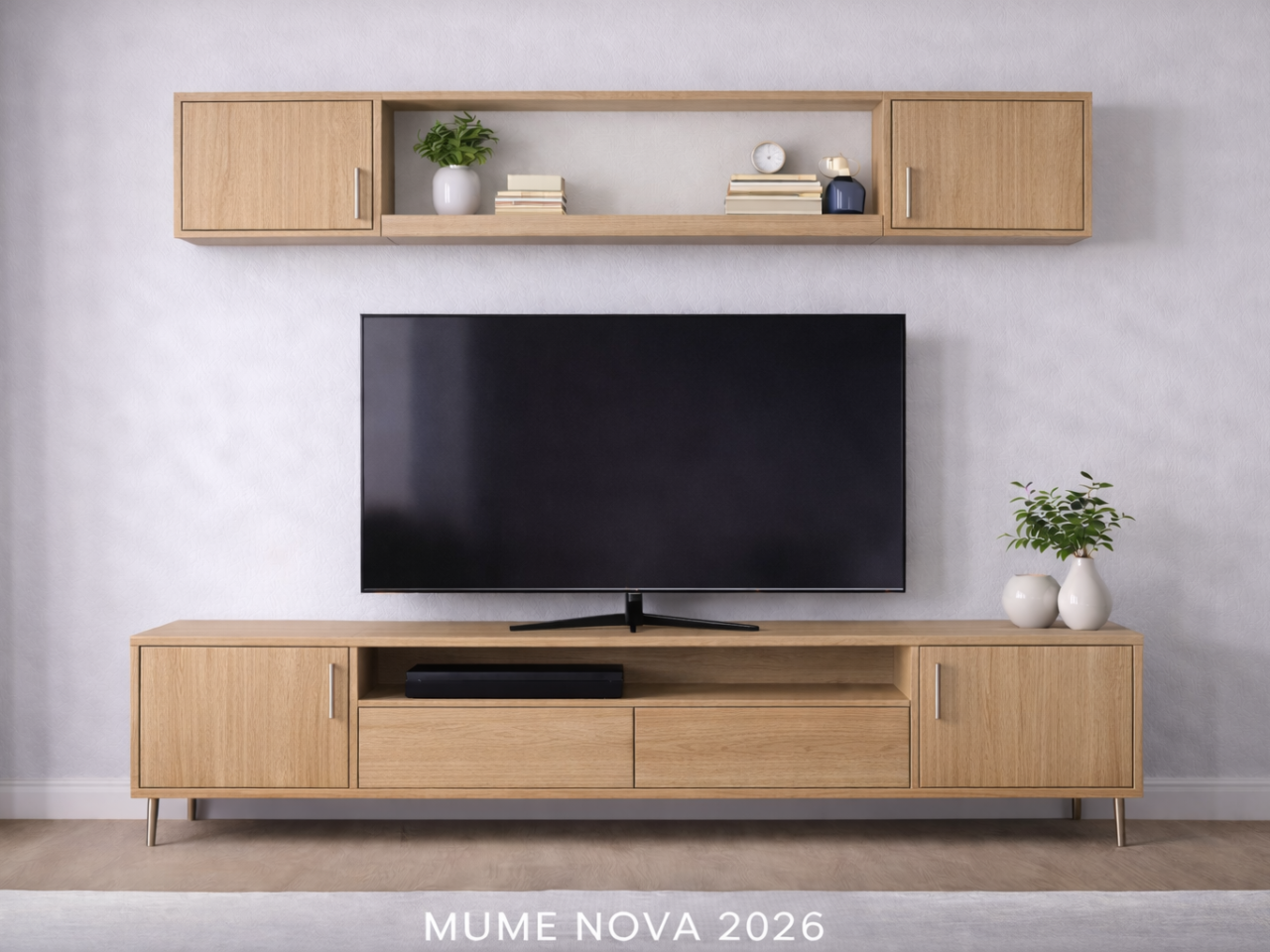 MUME Nova Tv ünitesi 200cm Meşe