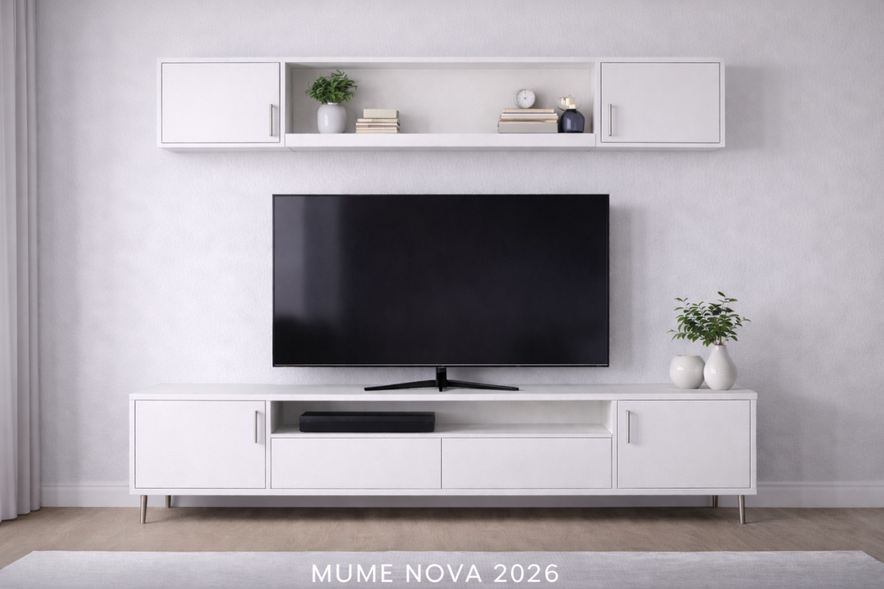 MUME Nova Tv ünitesi 200cm Beyaz