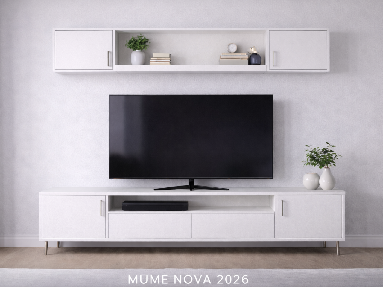 MUME Nova Tv ünitesi 200cm Beyaz