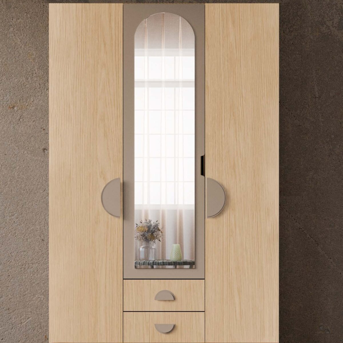 MUME Ladin Concept 3 Kapılı Dolap